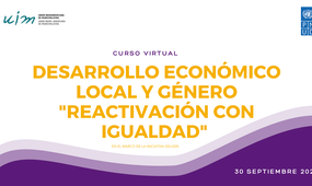 desarrollo económico local y género. reactivación con igualdad