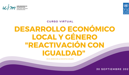 desarrollo económico local y género. reactivación con igualdad